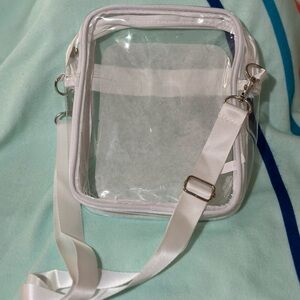 CLEAR crossbody purse 1 of 2